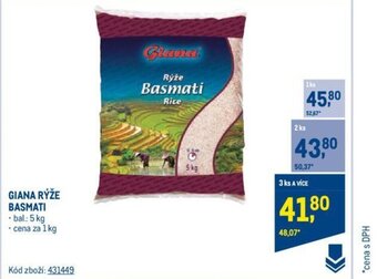 Makro GIANA RÝŽE BASMATI nabídka