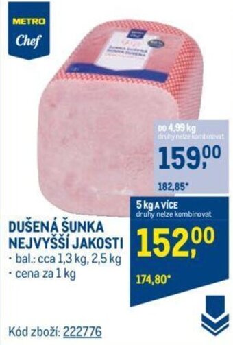 Makro DUŠENÁ ŠUNKA NEJVYŠŠÍ JAKOSTi nabídka