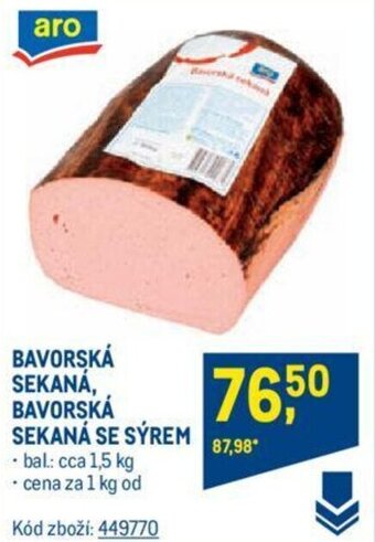 Makro BAVORSKÁ SEKANÁ, BAVORSKÁ SEKANÁ SE SÝREM nabídka