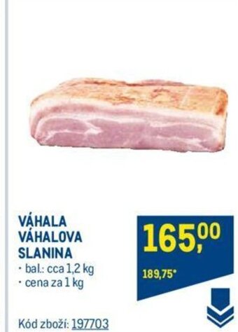 Makro VÁHALA VÁHALOVA SLANINA nabídka