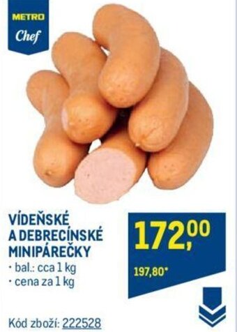 Makro VÍDEŇSKÉ A DEBRECÍNSKÉ MINIPÁREČKY nabídka