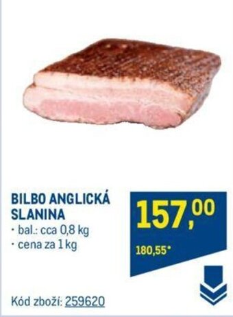 Makro BILBO ANGLICKÁ SLANINA nabídka