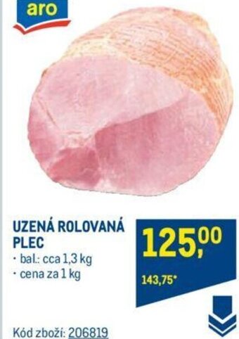 Makro UZENÁ ROLOVANÁ PLEC nabídka