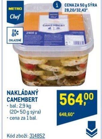 Makro NAKLÁDANÝ CAMEMBERT nabídka