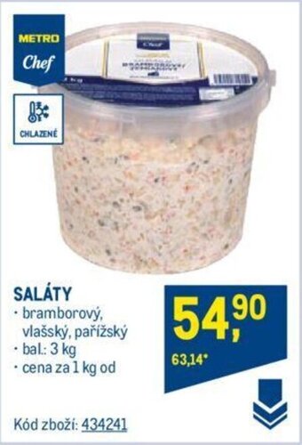Makro SALÁTY nabídka