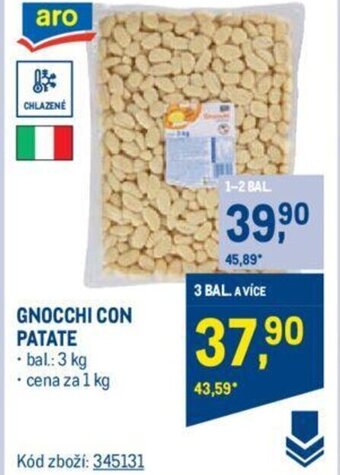 Makro GNOCCHI CON PATATE nabídka