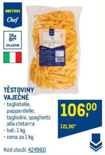 Makro TĚSTOVINY VAJEČNÉ nabídka