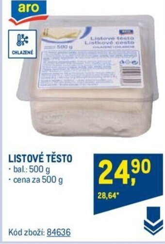 Makro LISTOVÉ TĚSTO nabídka