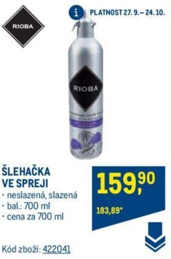 Makro ŠLEHAČKA VE SPREJI nabídka