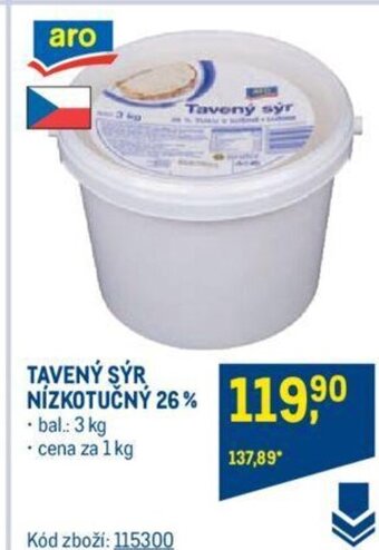 Makro TAVENÝ SÝR NIZKOTUCNY 26% nabídka