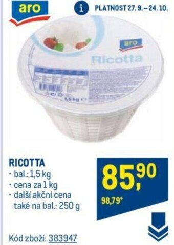 Makro RICOTTA nabídka