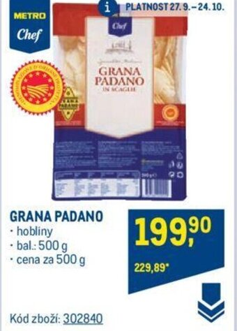 Makro GRANA PADANO • hobliny nabídka