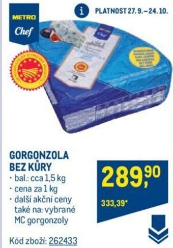 Makro GORGONZOLA BEZ KŮRY nabídka