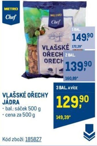 Makro VLAŠSKÉ OŘECHY JÁDRA nabídka