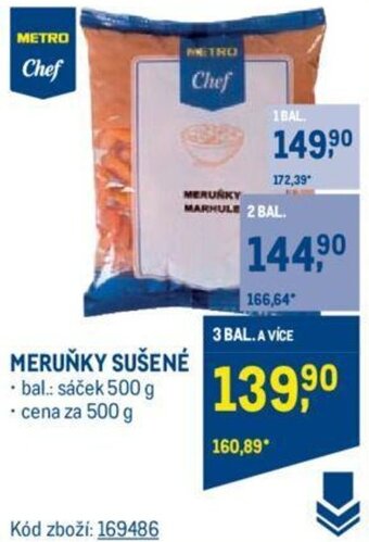 Makro MERUŇKY SUŠENÉ nabídka