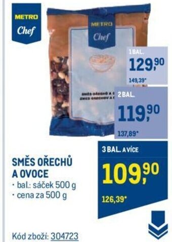 Makro SMĚS OŘECHŮ A OVOCE nabídka