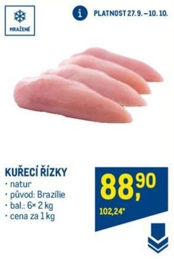 Makro KUŘECÍ ŘÍZKY nabídka