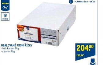 Makro OBALOVANÉ PRSNÍ ŘÍZKY nabídka