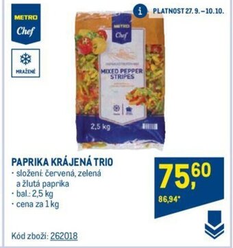 Makro PAPRIKA KRÁJENÁ TRIO nabídka