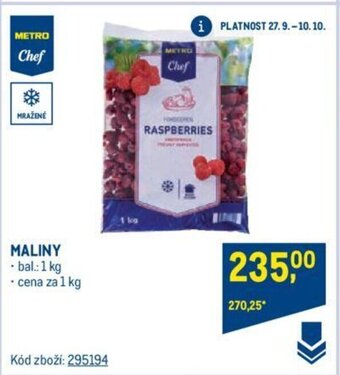Makro MALINY nabídka