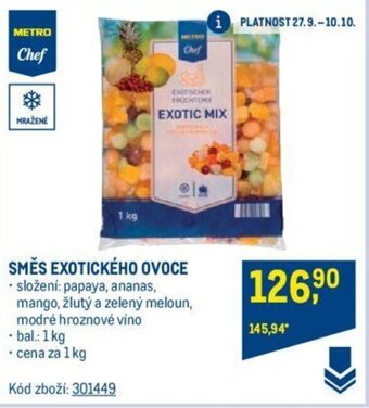 Makro SMĚS EXOTICKÉHO OVOCE nabídka