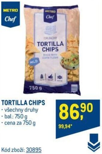 Makro TORTILLA CHIPS nabídka