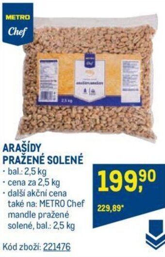 Makro ARAŠÍDY PRAŽENÉ SOLENÉ nabídka