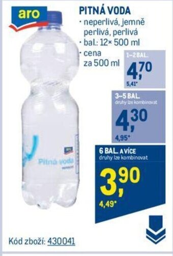 Makro PITNÁ VODA nabídka