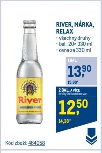 Makro RIVER, MÁRKA, RELAX nabídka