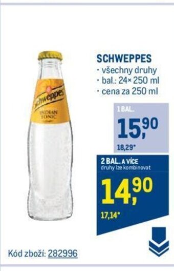 Makro SCHWEPPES nabídka