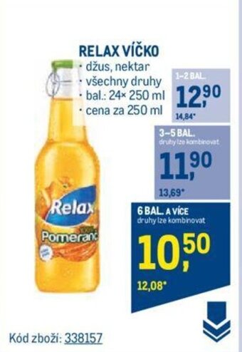 Makro RELAX VÍČKO nabídka
