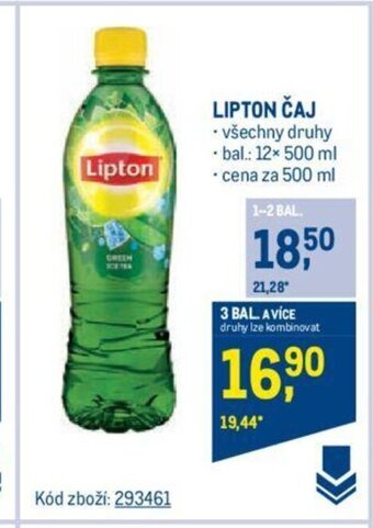 Makro LIPTON ČAJ nabídka