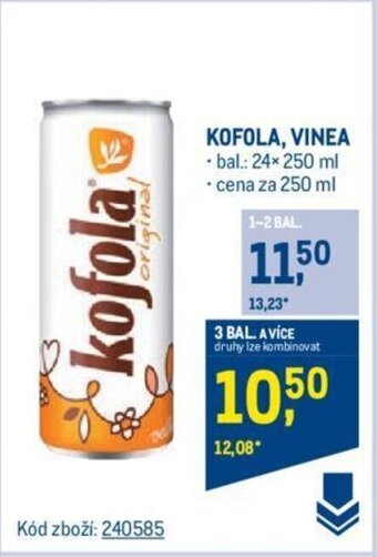 Makro KOFOLA, VINEA nabídka