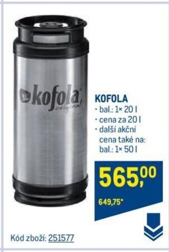 Makro KOFOLA nabídka