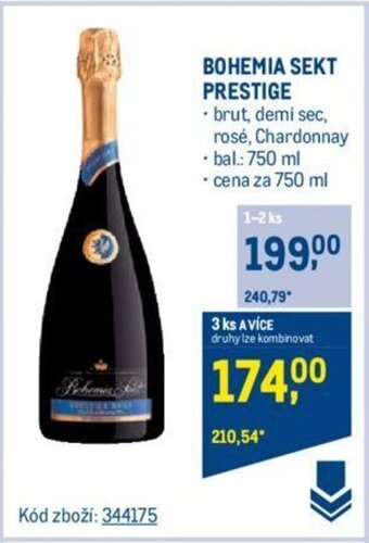 Makro BOHEMIA SEKT PRESTIGE nabídka