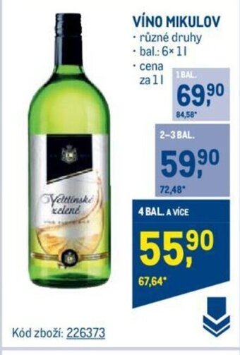 Makro VÍNO MIKULOV nabídka