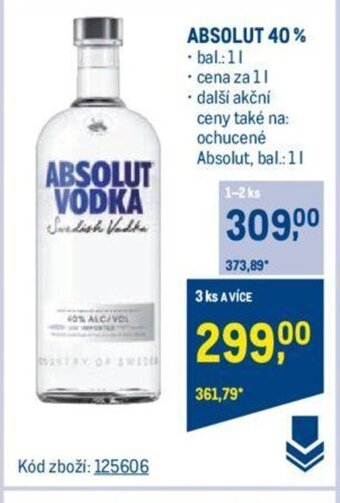 Makro ABSOLUT 40% nabídka