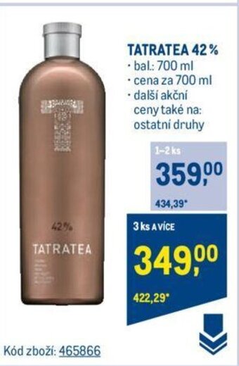 Makro TATRATEA 42% nabídka