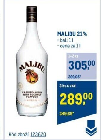 Makro MALIBU 21% nabídka