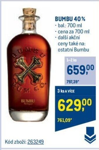 Makro BUMBU 40% nabídka