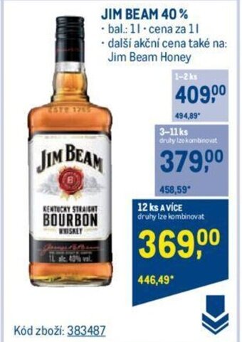 Makro JIM BEAM 40% nabídka