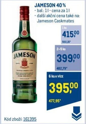 Makro JAMESON 40% nabídka