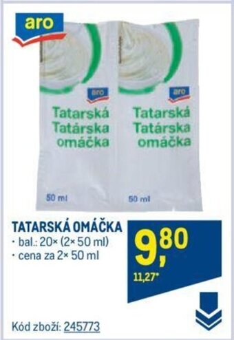 Makro TATARSKÁ OMÁČKA nabídka