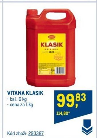 Makro VITANA KLASIK nabídka