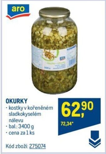 Makro OKURKY nabídka