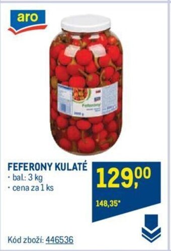 Makro FEFERONY KULATÉ nabídka