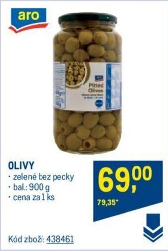 Makro OLIVY zelené bez pecky nabídka