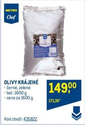 Makro OLIVY KRÁJENÉ nabídka