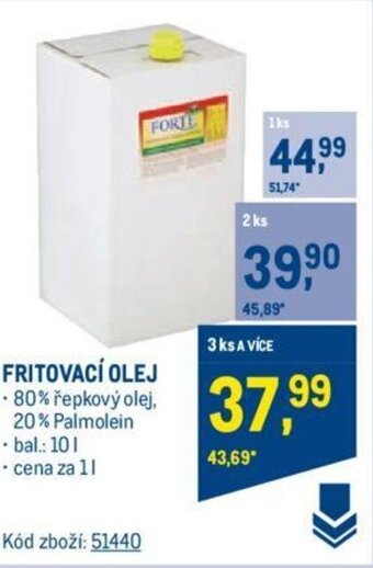 Makro FRITOVACÍ OLEJ nabídka