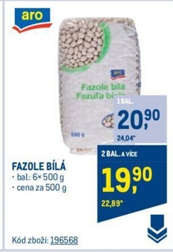 Makro FAZOLE BÍLÁ nabídka